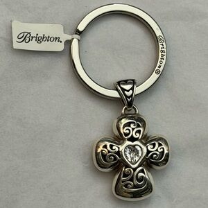 Brighton Divinity Cross Key Fob NWT